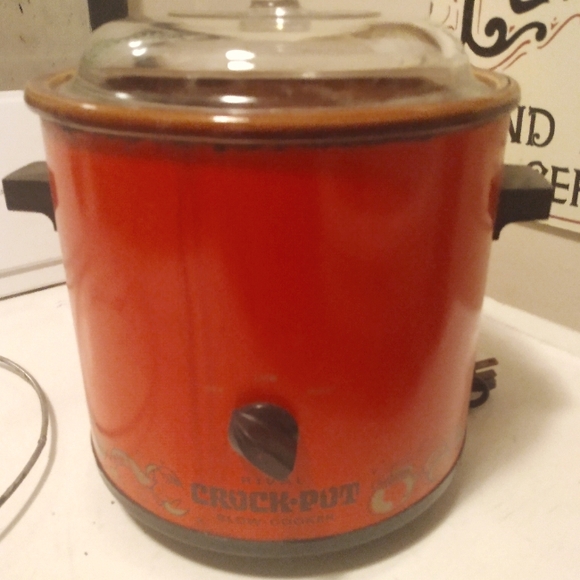 Rival Kitchen Vintage Orange Rival Crockpot Poshmark
